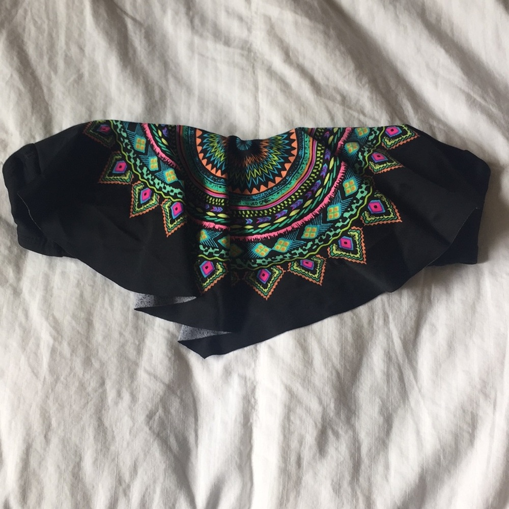 XHILARATION Bandeau Swim Suit Top